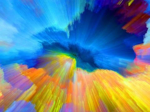 Quickening of Color Stockillustratie