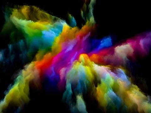 Quickening of Color Stock Illustration