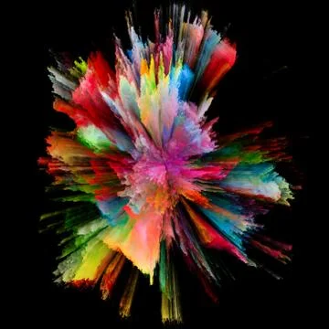 Quickening of Colors 库存插图