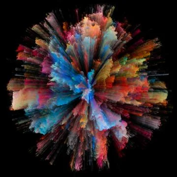 Quickening of Colors Illustrazione stock