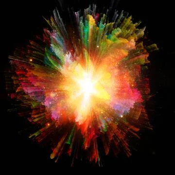 Quickening of Colors 库存插图