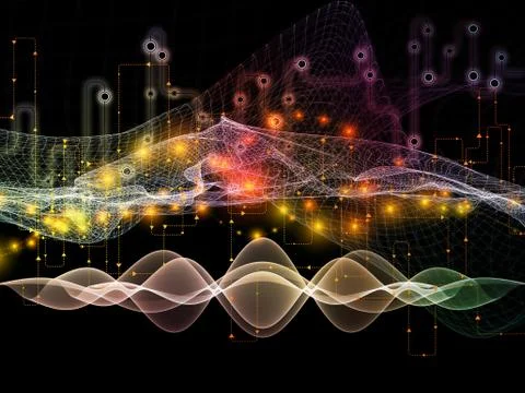Quickening of Data Transfers Stock Illustration