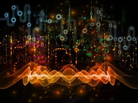 Quickening of Data Transfers Gratis stockillustratie