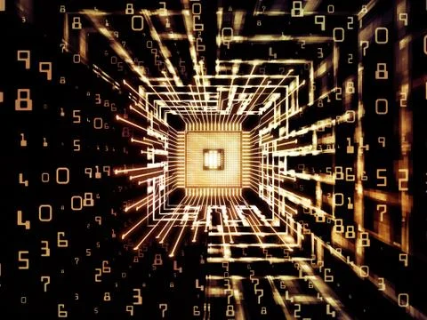 Quickening of Digital Processor イラスト素材