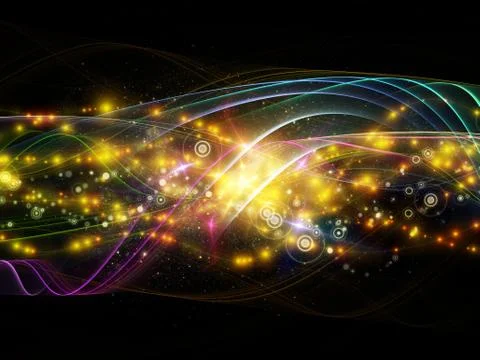 Quickening of Dynamic Network Stock Illustration