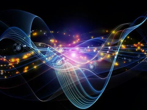 Quickening of Dynamic Network Stock Illustration