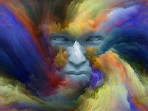 Quickening of Painted Dream Stock Illustration