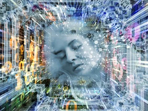 Quickening of Thinking 库存插图