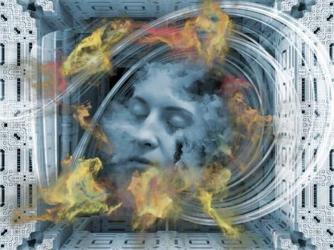 Quickening of Thinking Stock Illustration
