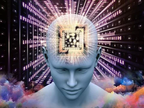 Quickening of Thought Stock Illustration