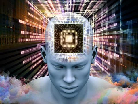 Quickening of Thought Stock Illustration