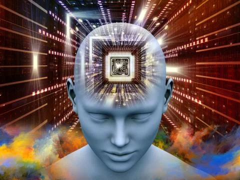 Quickening of Thought Stock Illustration