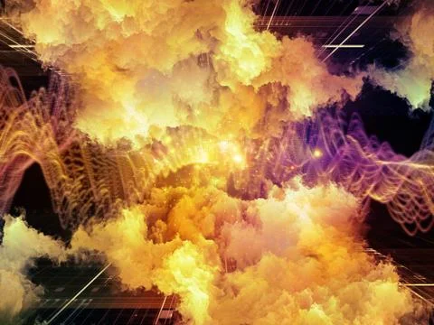 Quickening of Virtual Clouds イラスト素材