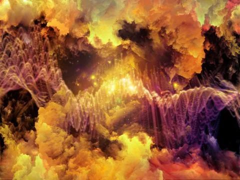 Quickening of Virtual Clouds 스톡 일러스트