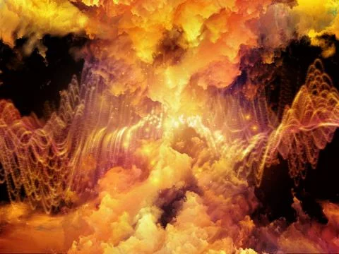 Quickening of Virtual Clouds 스톡 일러스트