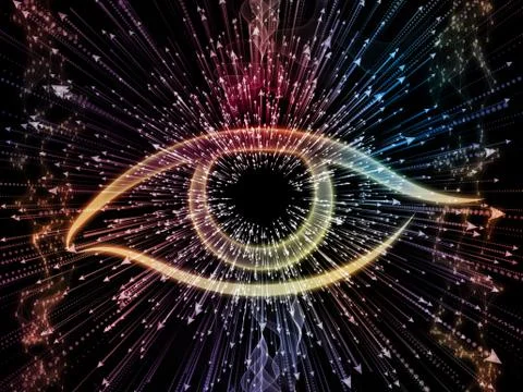 Quickening of Visual Information Illustrazione stock