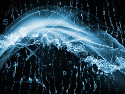 Quickening of Wave Stockillustratie