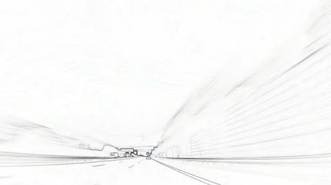 Quicker driving on the Autobahn. Time lapse Stock-Footage 52963089