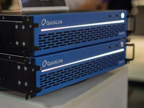 QuickLink Broadcast Solutions Equipment Displayed at Trade Show Фото