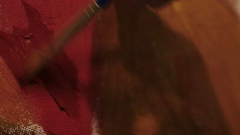 Quickly painting abstractly 動画素材 84239922