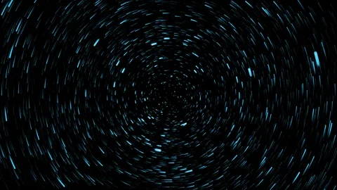 Quickly rotating multiple stars in space (Loop). Stock Footage 116165605