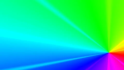 Quickly Spinning Interesting Rainbow Pride Flag Opening Sunshine Glow Stock Footage 139737330