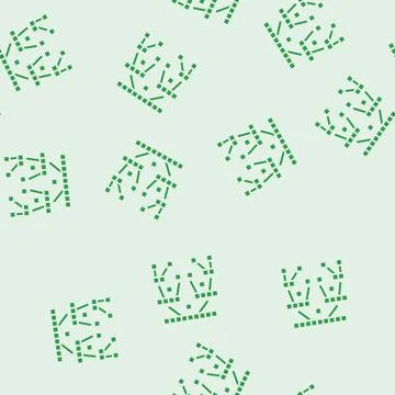 Quicksort algorithm glyph seamless pattern Illustrazione stock