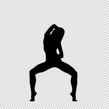 Quickstep Dance couple , Latin , Salsa Dance Ballet Stock Illustration
