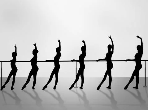 Quickstep Dance couple , Latin , Salsa Dance Ballet Stock Illustration