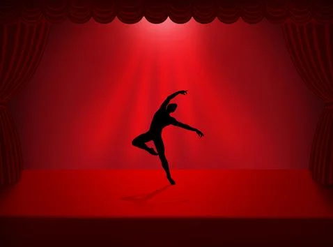 Quickstep Dance couple , Latin , Salsa Dance Ballet Stock Illustration