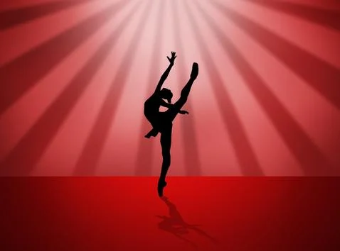 Quickstep Dance couple , Latin , Salsa Dance Ballet Stock Illustration