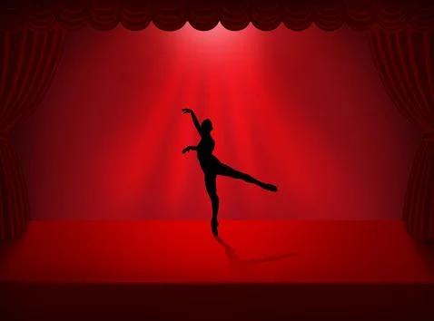 Quickstep Dance couple , Latin , Salsa Dance Ballet Stock Illustration