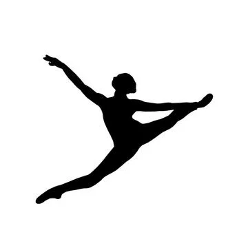 Quickstep Dance couple , Latin , Salsa Dance Ballet Stock Illustration