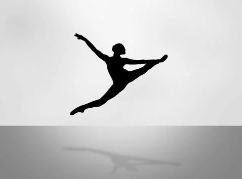 Quickstep Dance couple , Latin , Salsa Dance Ballet Stock Illustration