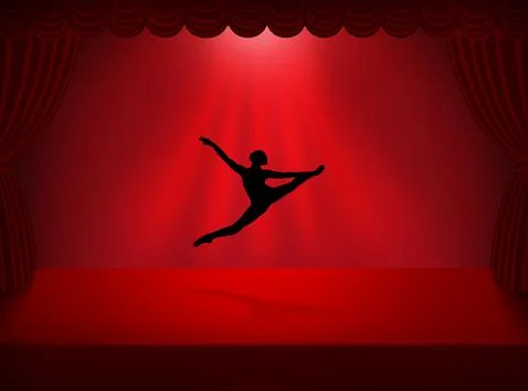 Quickstep Dance couple , Latin , Salsa Dance Ballet Stock Illustration