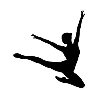 Quickstep Dance couple , Latin , Salsa Dance Ballet Stock Illustration
