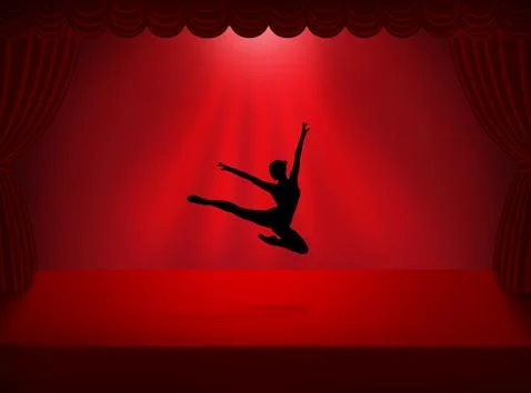 Quickstep Dance couple , Latin , Salsa Dance Ballet Stock Illustration