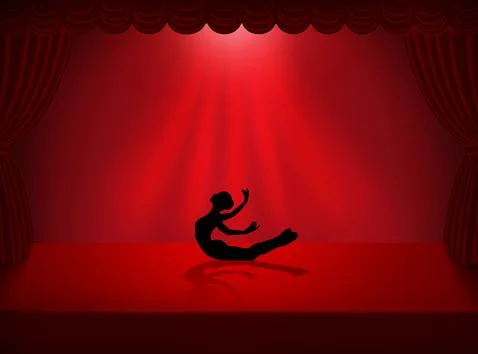 Quickstep Dance couple , Latin , Salsa Dance Ballet Stock Illustration