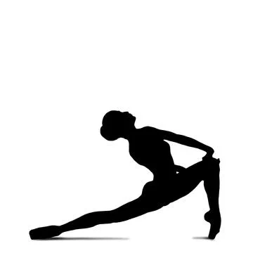 Quickstep Dance couple , Latin , Salsa Dance Ballet Stock Illustration
