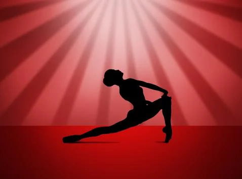 Quickstep Dance couple , Latin , Salsa Dance Ballet Stock Illustration