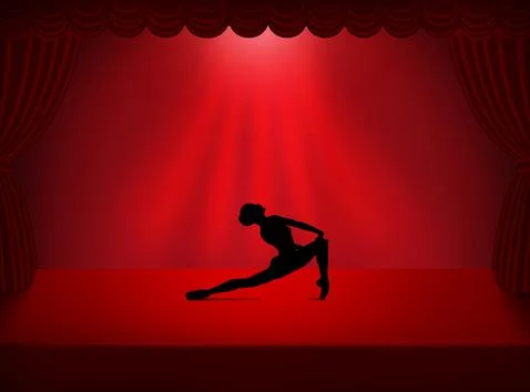 Quickstep Dance couple , Latin , Salsa Dance Ballet Stock Illustration