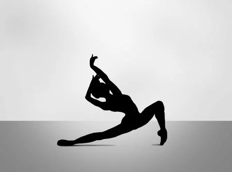 Quickstep Dance couple , Latin , Salsa Dance Ballet Stock Illustration