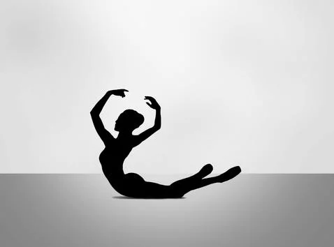 Quickstep Dance couple , Latin , Salsa Dance Ballet Stock Illustration