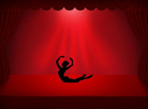 Quickstep Dance couple , Latin , Salsa Dance Ballet Stock Illustration