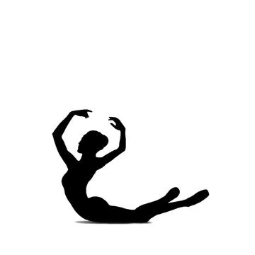 Quickstep Dance couple , Latin , Salsa Dance Ballet Stock Illustration