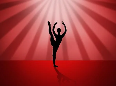 Quickstep Dance couple , Latin , Salsa Dance Ballet Stock Illustration