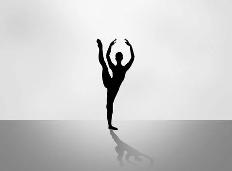 Quickstep Dance couple , Latin , Salsa Dance Ballet Stock Illustration
