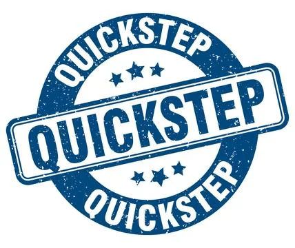 Quickstep stamp. quickstep label. round grunge sign Stock Illustration
