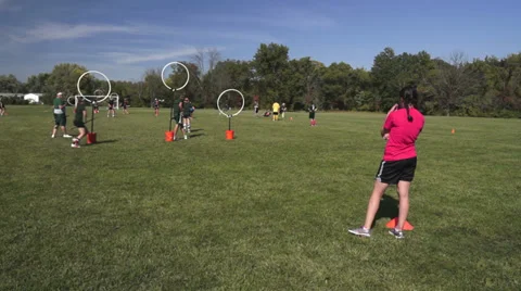 Quidditch - Goal Referee - Action by Hoops Stock Footage 37120052