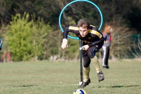 Quidditch player Stock Photos